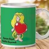 Başak Burcu Baskılı Seramik Kupa Bardak