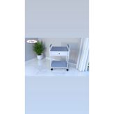 BAŞARI MEDİKAL ETAJER ÇEKMECELİ BEYAZ 2 KATLI