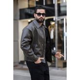 Baselco Erkek Salaş Oversize Trend Deri Ceket - 2XL