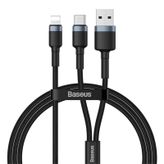 Baseus Cafule 2in1 Type C Pd hızlı Şarj+iphone Hızlı Usb Şarj Kablosu