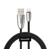 Baseus CALHJ-B01 Torch 1.5A 2 Metre Siyah iPhone Lightning Şarj ve Data Kablosu