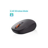 Baseus Mouse Bluetooth Wireless Computer 1600Dpi Silent Mouse With 2.4Ghz Usb Nano Receiver For P...
