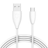 Baseus Small Pretty Waist Beyaz 2A 1 mt Micro USB Data ve Şarj Kablosu