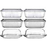 Basic Frigo 6lı Cam Kahvaltılık Tereyağlık Seti