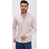 Basics&More Şerit Detaylı Regular Erkek Gömlek Bej 3XL