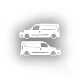 Basık Doblo Sticker 17X17 Cm Beyaz