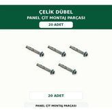 Başkent Çit Sistemleri Panel Çit Direği Çelik Dübel - Tek Ebat