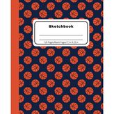 Basketball Sketchbook: Blank Notebook for Drawing