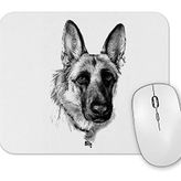 Baskı Dükkanı Alman Kurdu Pug Köpek Mouse Pad