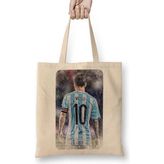 Baskı Dükkanı Argentina De Messi Bez Çanta
