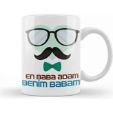 Baskı Dükkanı Babalar Günü Babaya Hediye 0021 Kupa