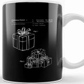 Baskı Dükkanı Christmas Present Blueprint Kupa Bardak