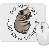 Baskı Dükkanı Chubby Pug Tombul Köpek Mouse Pad
