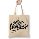 Baskı Dükkanı Cimitless Limitless Logo Preto Bez Çanta