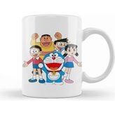 Baskı Dükkanı Doraemon 04 Beyaz 330 ml Porselen Kupa Bardak