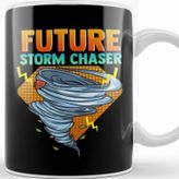 Baskı Dükkanı Future Storm Chaser Tornado Hurricane Thunder Kupa
