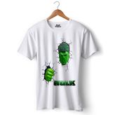 Baskı Dükkanı Hulk Beyaz Unisex Tişört