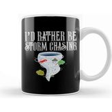 Baskı Dükkanı I D Rather Be Storm Chasing Tornado Chasers Kupa