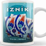 Baskı Dükkanı İznik Çinileri Kupa