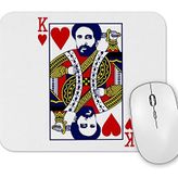 Baskı Dükkanı Kalp Kralı Papaz Mouse Pad
