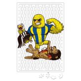 Baskı Dükkanı Kanarya Kartal Aslan Boğazlıyor 240 Parça Puzzle