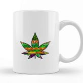 Baskı Dükkanı KB1212 Marijuana Porselen Kupa Bardak