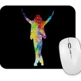 Baskı Dükkanı Michael Jackson Silueta Mouse Pad