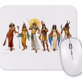 Baskı Dükkanı Misir Mitolojisi Ra Anubis Mouse Pad