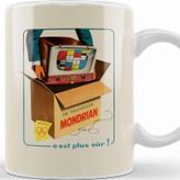 Baskı Dükkanı Mondrian Channel Kupa