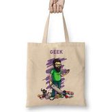 Baskı Dükkanı Nerd Geek Gamer Bez Çanta