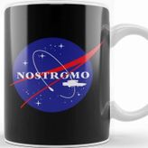 Baskı Dükkanı Nostromo Nasa Logo Alien Kupa