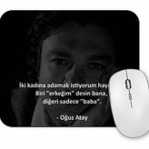 Baskı Dükkanı Oğuz Atay Söz 07 Mouse Pad