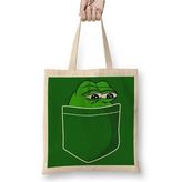 Baskı Dükkanı Pepe Ceplik Bez Çanta