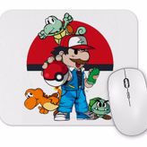 Baskı Dükkanı Pokemon Super Mario Mouse Pad