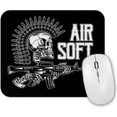 Baskı Dükkanı Punk Skull Mouse Pad