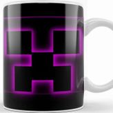 Baskı Dükkanı Purple Creeper Face Kupa