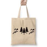 Baskı Dükkanı Run Forest Run Bez Çanta