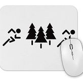 Baskı Dükkanı Run Forest Run Mouse Pad