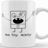 Baskı Dükkanı Spongebob Doodlebob Kupa