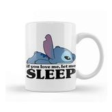 Baskı Dükkanı Stitch Sleepy Kupa