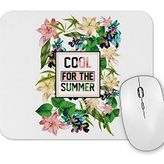 Baskı Dükkanı Summer Flowers Mouse Pad
