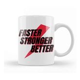 Baskı Dükkanı Training Faster Stronger Better Kupa Bardak