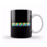 Baskı Dükkanı Unicorn Periodic Table Rainbow Kupa