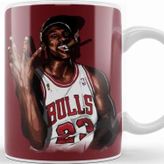 Baskı Dükkanı Vintage Michael Jordan Three Peat Kupa