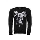 Baskılı Bisiklet Siyah Yaka Sweatshirt | Wessi