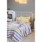 Baskılı Pike Takımı Tek Kişilik Funny Sarı - 160x235