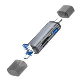Bastore 3 In 1 USB + Micro USB + Type-C To USB - Sd - Microsd Otg Kart Okuyucu