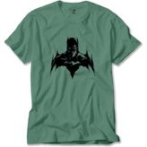 Batman Silluhette Yeşil Tişört Liyada - 5XL