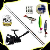 Bauer Air Light 3000 Daiko 210 CM 10-40 GR Spin Olta Takımı Seti