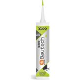 Bautech X200 Silikonize Mastik Beyaz